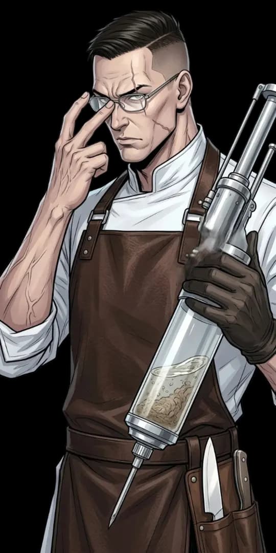 Portrait CHEF ÉTOILÉ — analyse de résonance visuelle — Maximum Impact manga Obsidian
